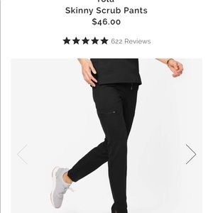 COPY - Figs yola skinny scrub pants